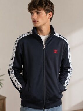 DC Shoes "Bellingham" Track Jacket. 
Full-zip athletic track jacket Small